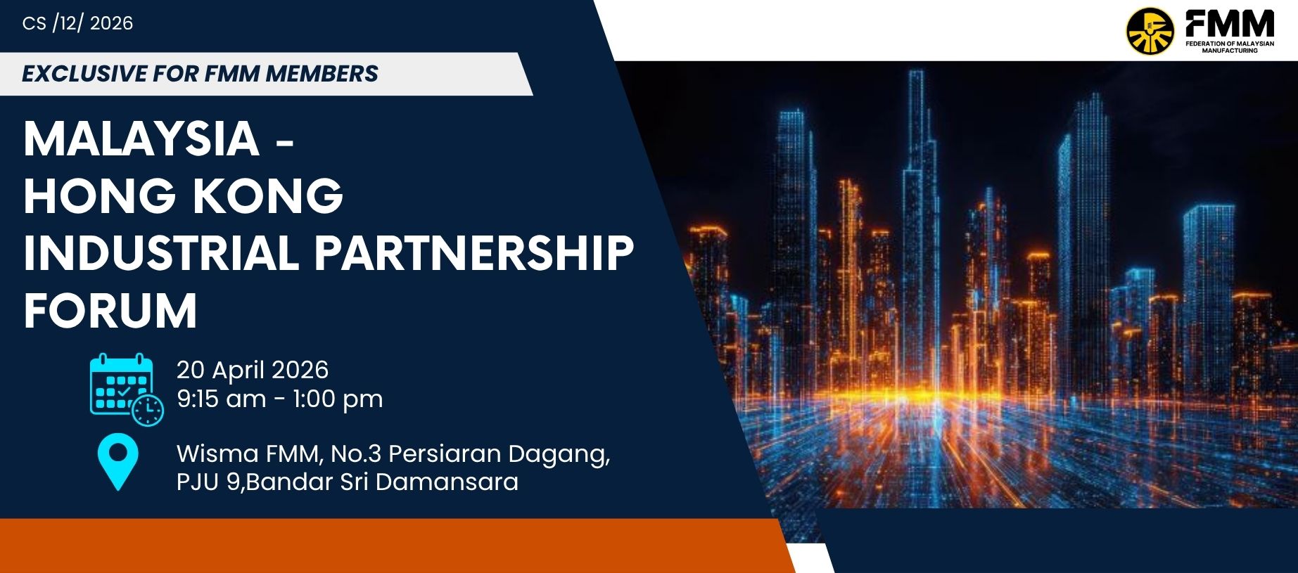 Malaysia-Hong Kong Industrial Partnership Forum (20 April 2026)