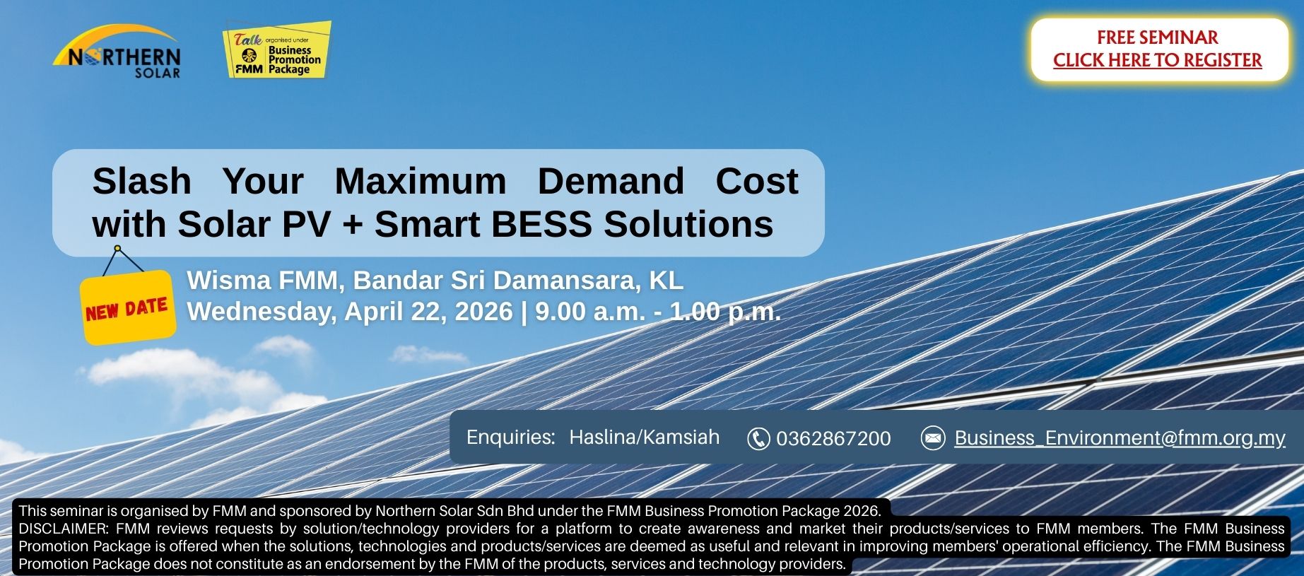 Northern Solar BPP (22 April 2026)