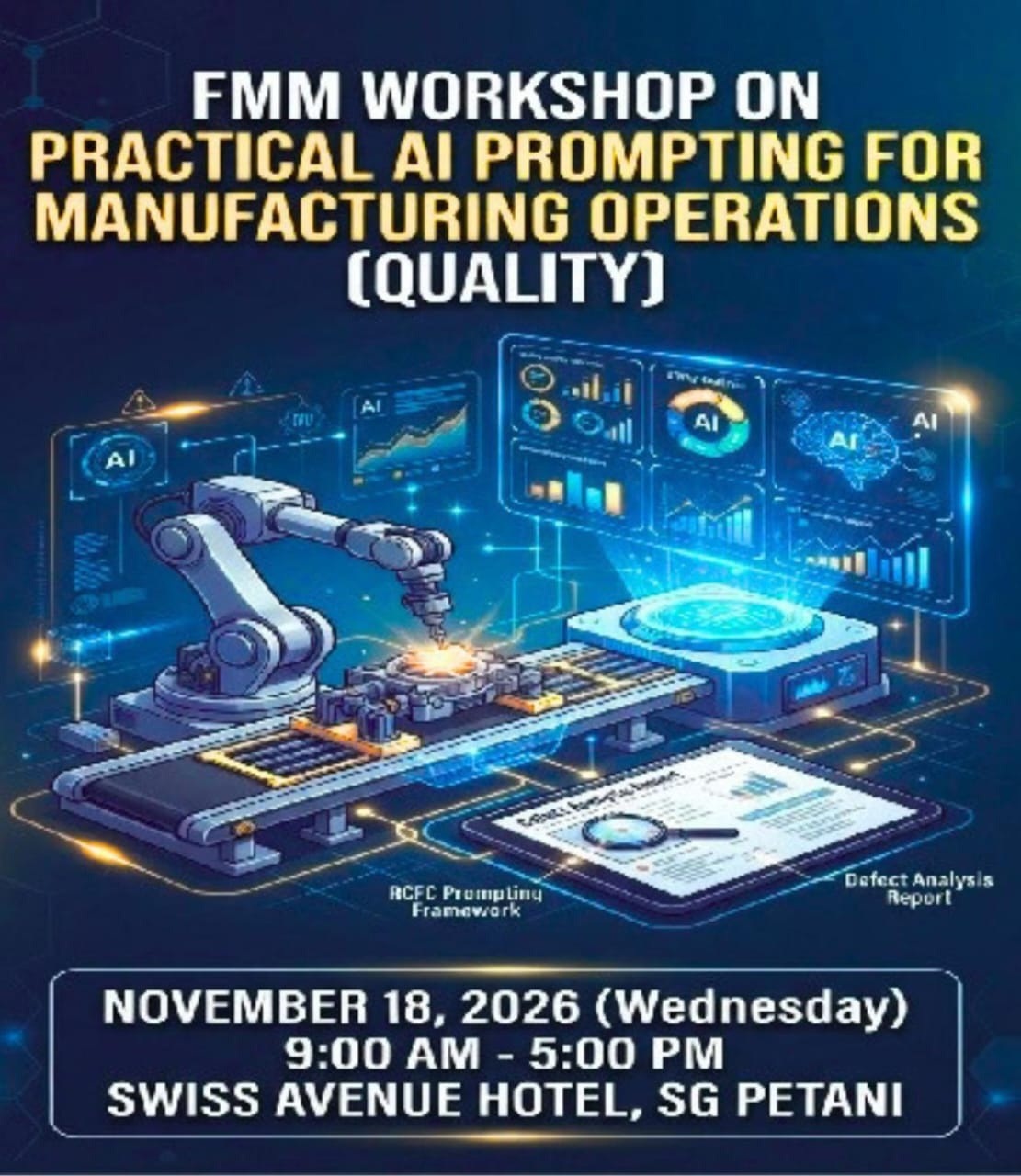 FMM Workshop on Practical AI Prompting for Manufacturing Operations (Quality)