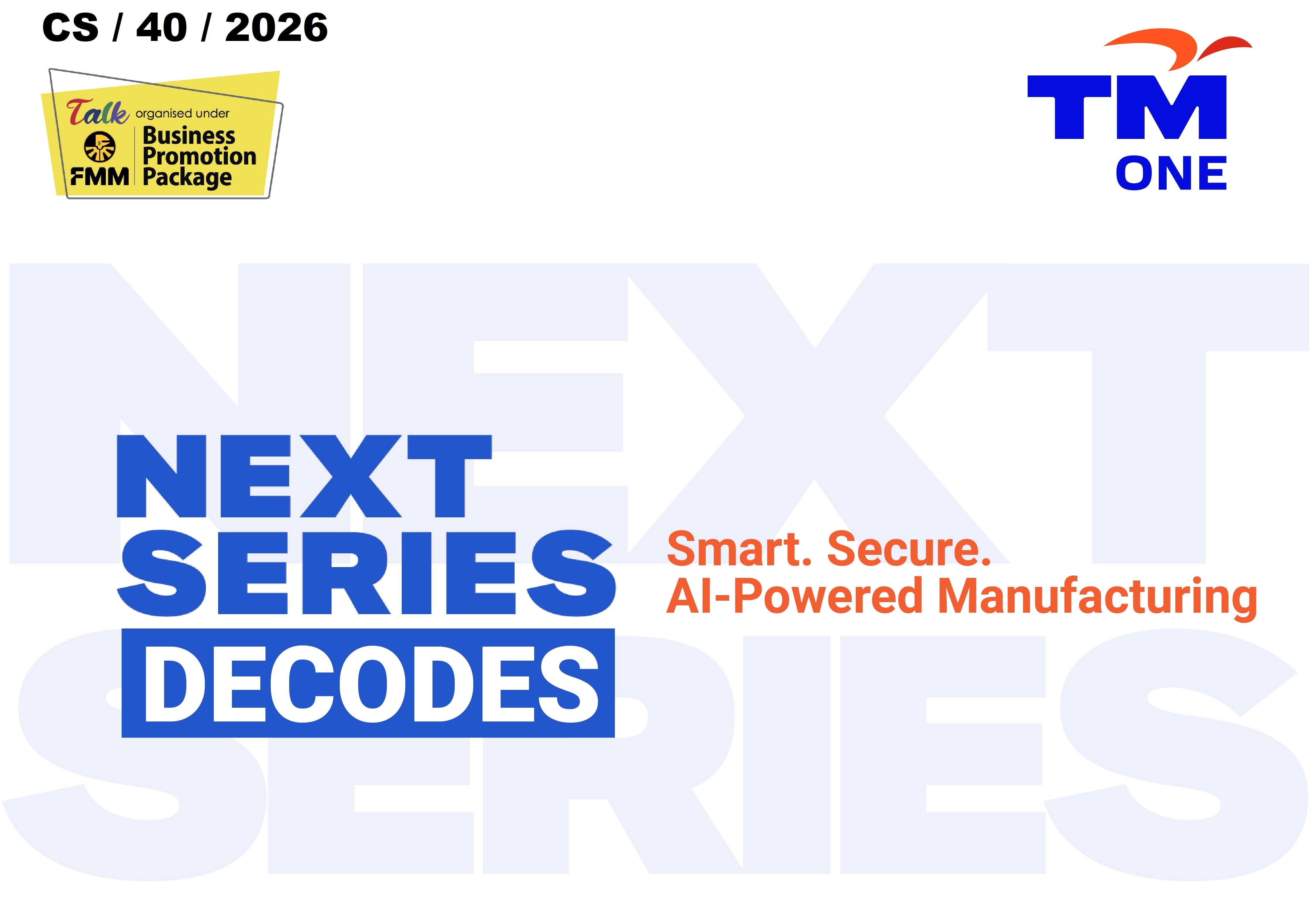 TM One NEXT Series: Smart. Secure. AI-Powered Manufacturing