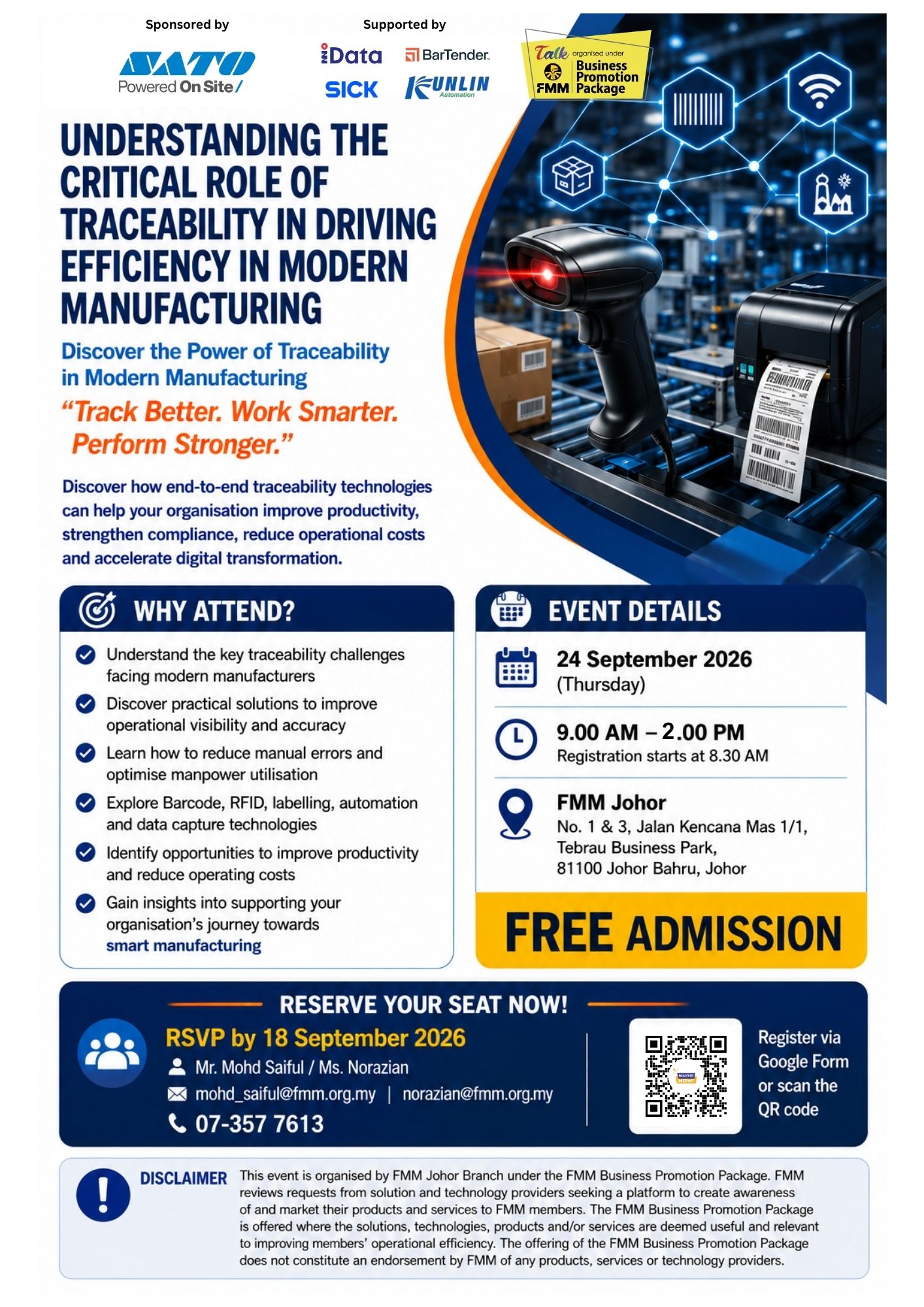 Understanding the Critical Role of Traceability in Driving Efficiency in Modern Manufacturing (Business Promotion Package from Sato Auto-ID Malaysia Sdn Bhd)